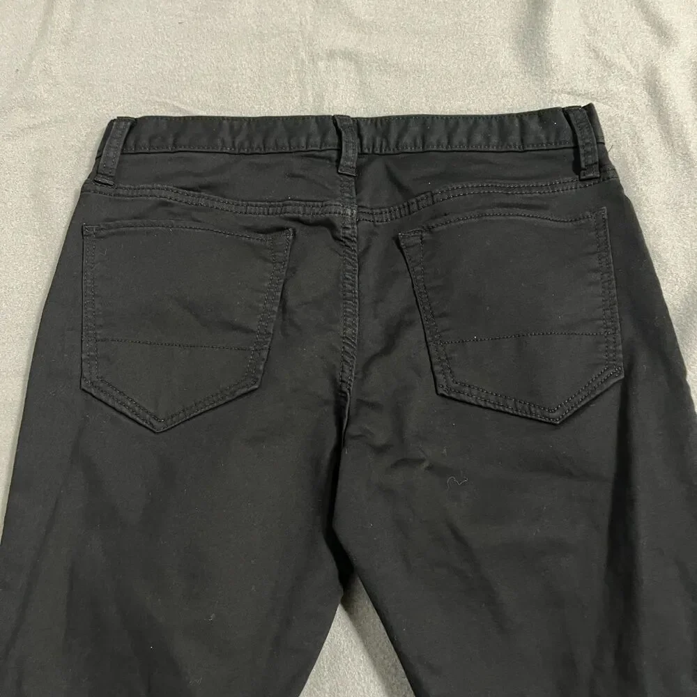 Banana Republic Travel Jeans Mens 31 X 32 Black Cotton Slim Fit 5-Pocket Stretch